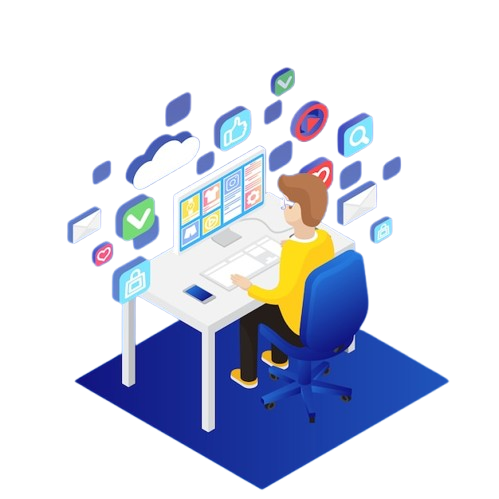 Desktop illustration